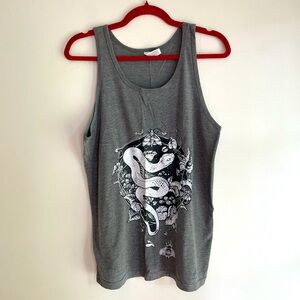 Bella Canvas Snake Graphic Tank Top Size S